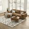 Madison Leather Sectional With Ottoman