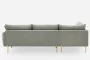 Verona Bumper Chaise Sectional Sofa